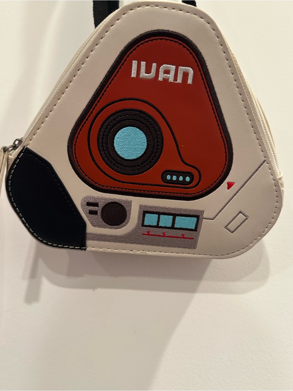 Disney White Crossbody Bag with Red and Blue Accents